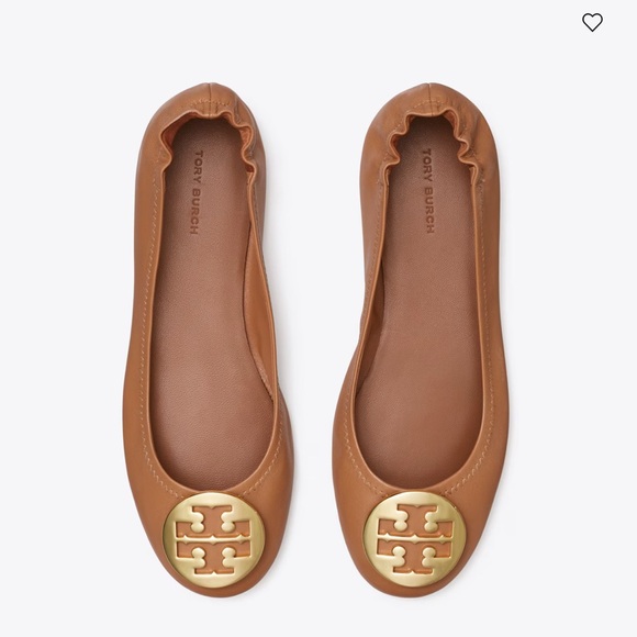 Tory Burch Minnie Travel Ballet Flats 10 - Picture 1 of 5
